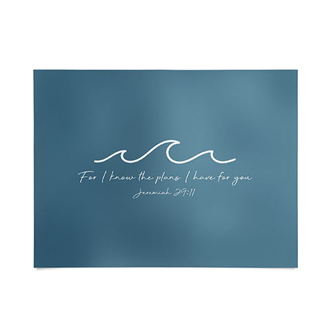 move-mtns Jeremiah 2911 Waves White Poster