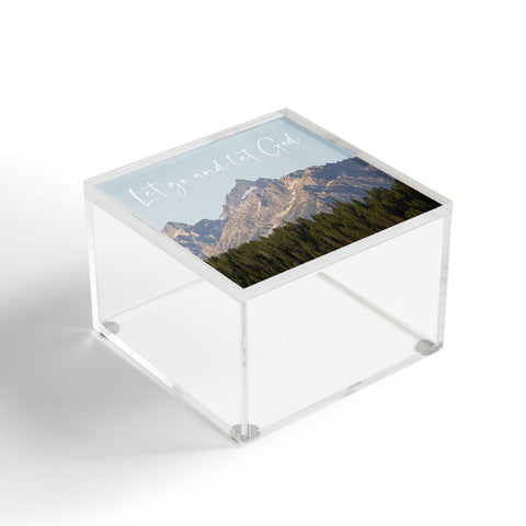 move-mtns Let go and let God Acrylic Box