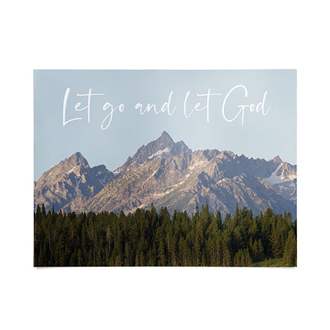 move-mtns Let go and let God Poster