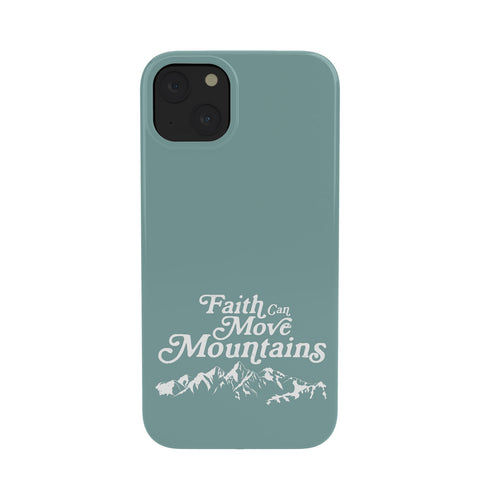 move-mtns Retro Faith can Move Mountains Phone Case