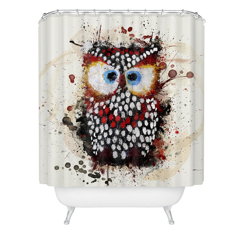 Msimioni The Owl Shower Curtain