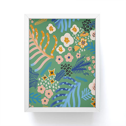 MSRYSTUDIO Flowers whisper Framed Mini Art Print