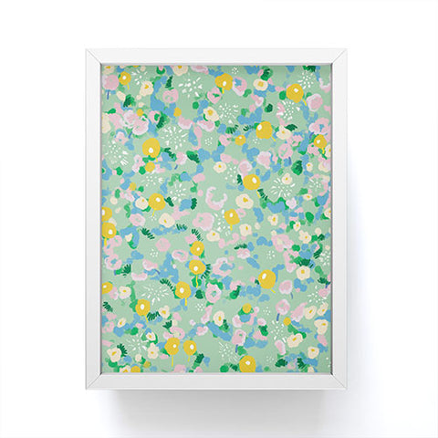 MSRYSTUDIO Joy of Flowers v2 Framed Mini Art Print
