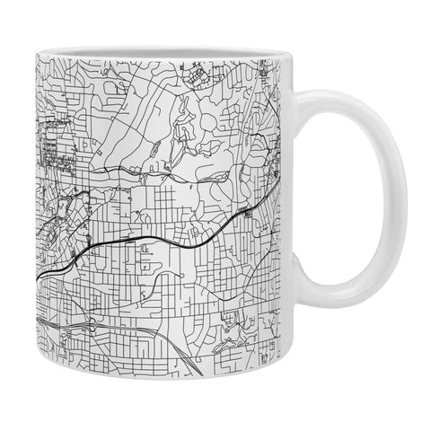 multipliCITY Atlanta White Map Coffee Mug
