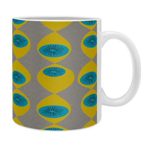 Mummysam Blue And Yellow Flower Coffee Mug