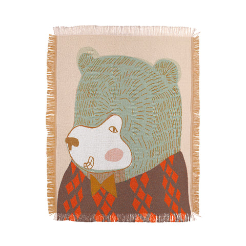 Mummysam Mr Bear Throw Blanket