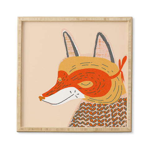 Mummysam Mr Fox Framed Wall Art