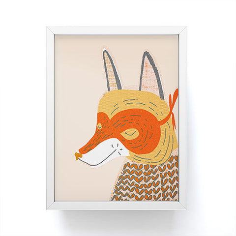 Mummysam Mr Fox Framed Mini Art Print