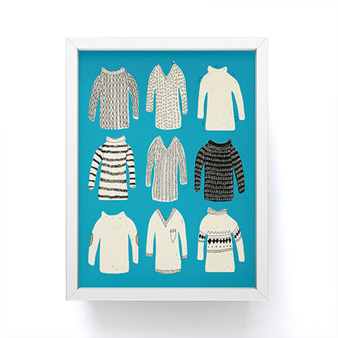 Mummysam Sweaters Framed Mini Art Print
