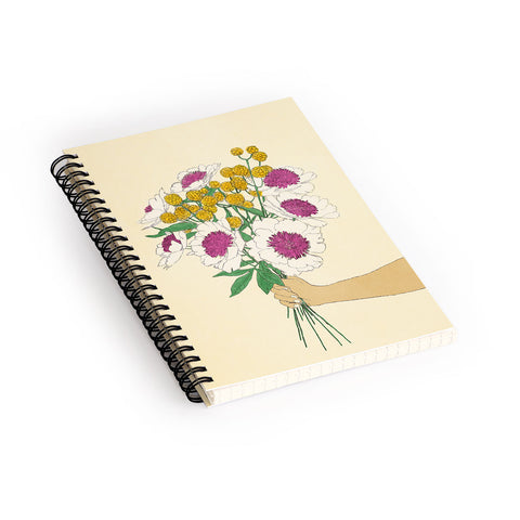 Nadja Gorgeous Bouquet Chiaro Spiral Notebook
