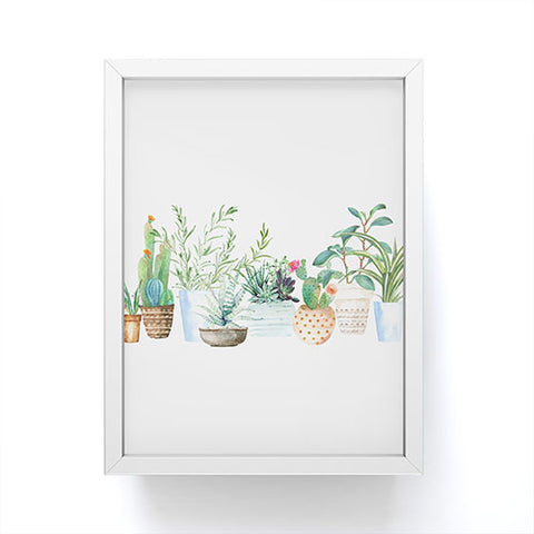 Nadja Plants I Framed Mini Art Print