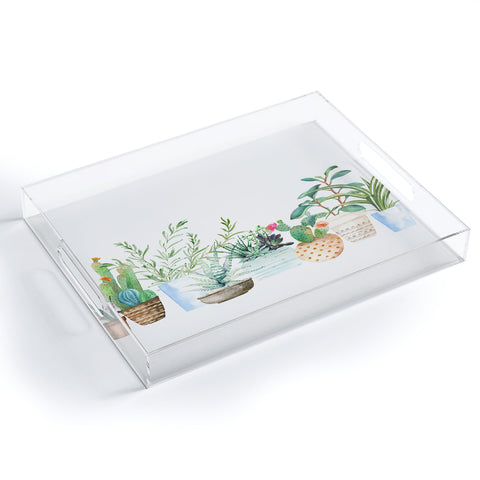 Nadja Plants I Acrylic Tray