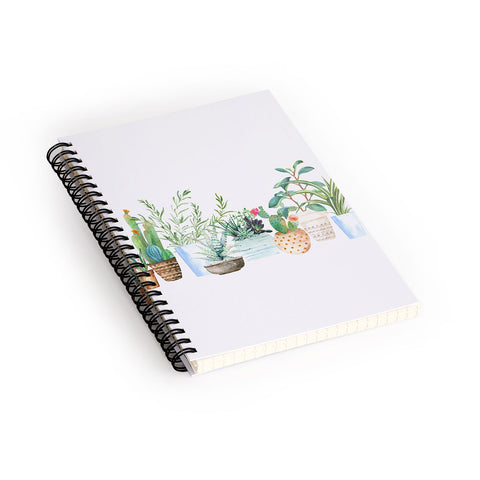 Nadja Plants I Spiral Notebook