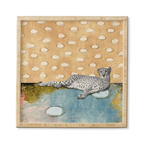 Natalie Baca Abstract Cheetah Framed Wall Art