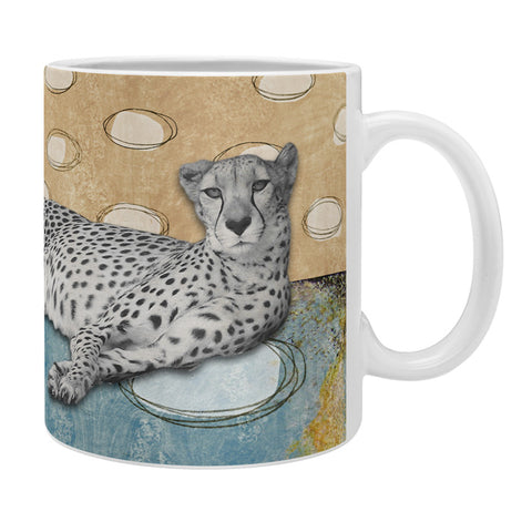 Natalie Baca Abstract Cheetah Coffee Mug