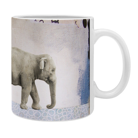 Natalie Baca Abstract Circus Elephant Coffee Mug