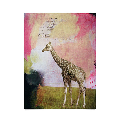 Natalie Baca Abstract Giraffe Poster