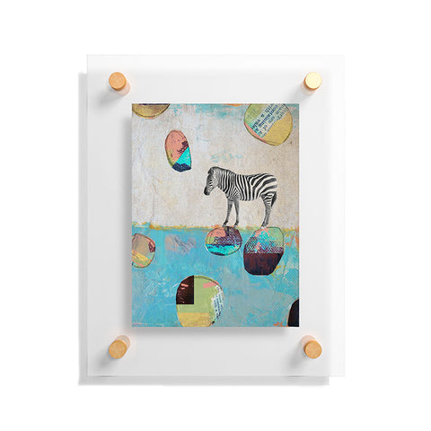 Natalie Baca Abstract Zebra Floating Acrylic Print