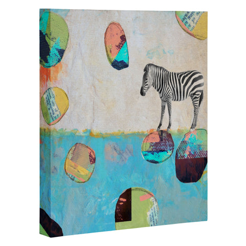Natalie Baca Abstract Zebra Art Canvas