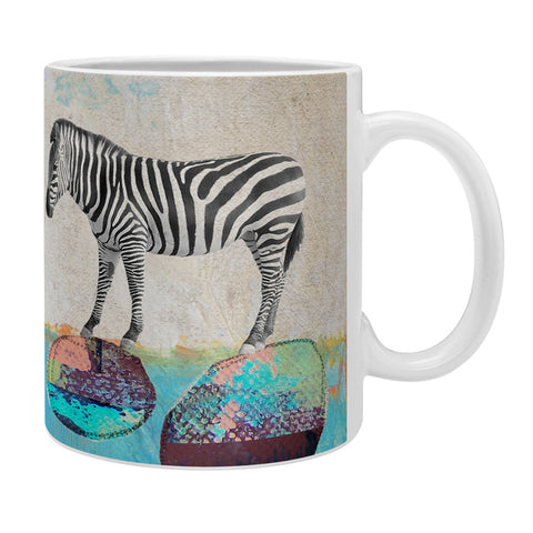 Natalie Baca Abstract Zebra Coffee Mug