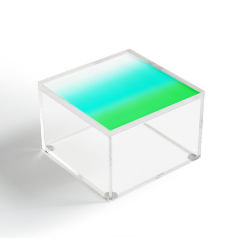 Natalie Baca Aquamarine Ombre Acrylic Box
