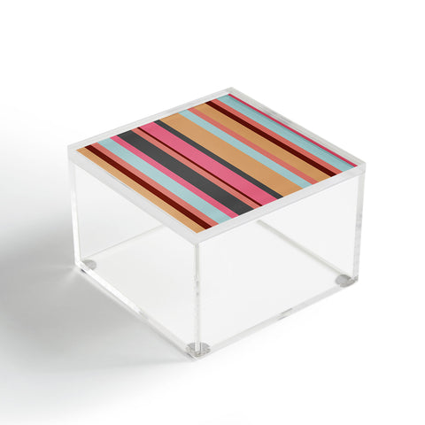 Natalie Baca Baja Mexicali Stripe Acrylic Box