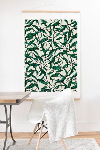 Natalie Baca Bamboo Leaf Art Print And Hanger
