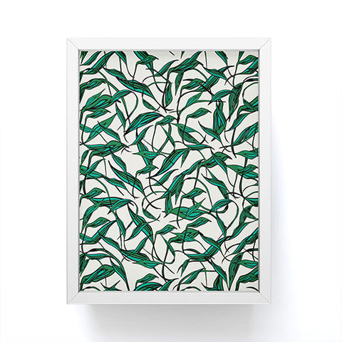 Natalie Baca Bamboo Leaf Framed Mini Art Print