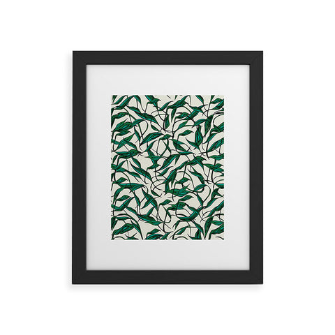 Natalie Baca Bamboo Leaf Framed Art Print