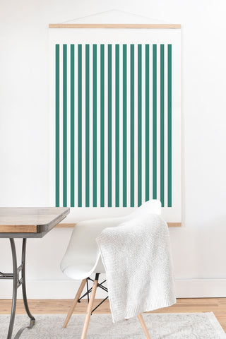 Natalie Baca Bouquet Stripe Art Print And Hanger