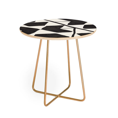 Natalie Baca Canyon Road Round Side Table