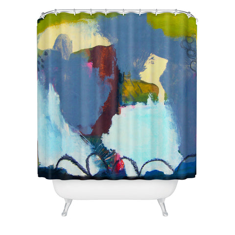 Natalie Baca Inside Out Shower Curtain