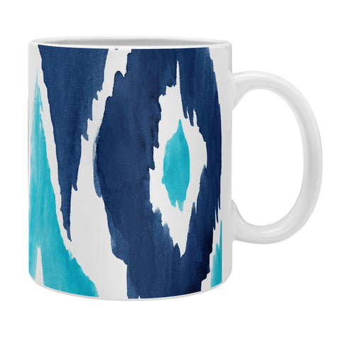 Natalie Baca Malibu Blue Ikat Coffee Mug