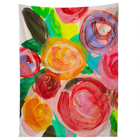 Natalie Baca Meadow Blooms Tapestry