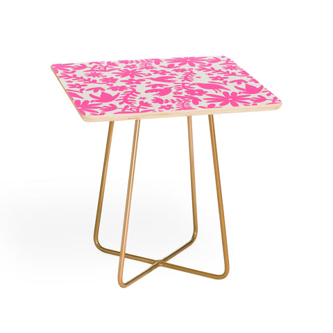 Natalie Baca Otomi Party Pink Side Table