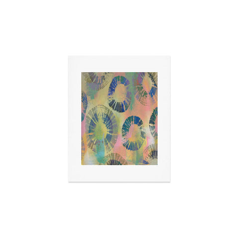 Natalie Baca Painterly Tie Dye Circles Art Print