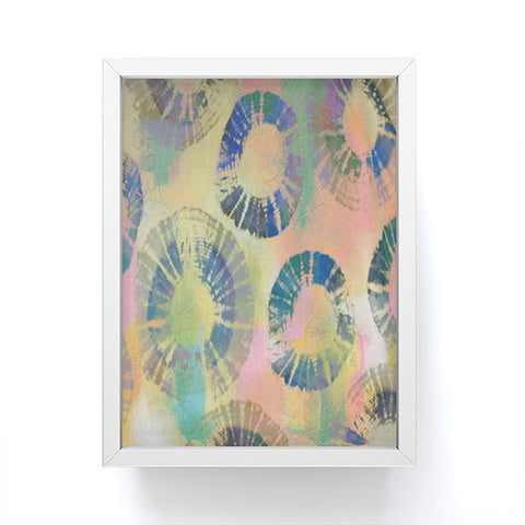 Natalie Baca Painterly Tie Dye Circles Framed Mini Art Print