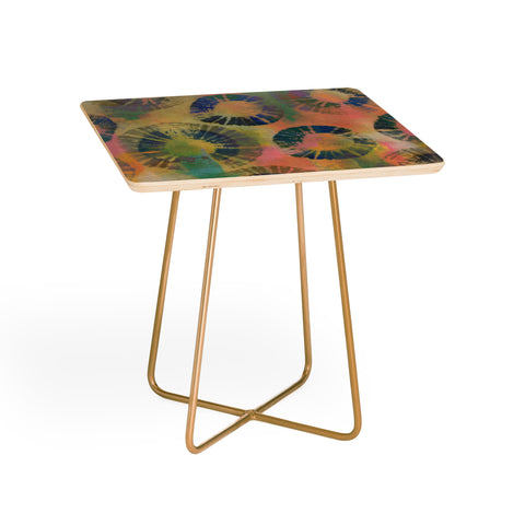 Natalie Baca Painterly Tie Dye Circles Side Table