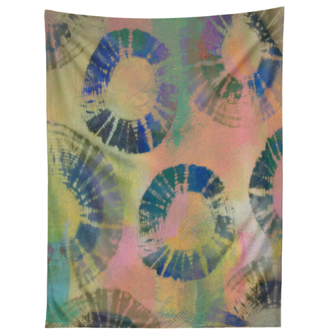 Natalie Baca Painterly Tie Dye Circles Tapestry