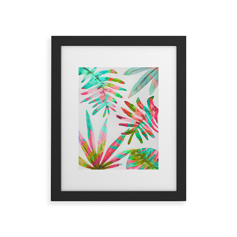 Natalie Baca Paradise Palm Framed Art Print
