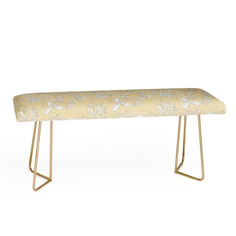 Natalie Baca Plant Therapy Butter Yellow Bench