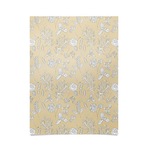 Natalie Baca Plant Therapy Butter Yellow Poster