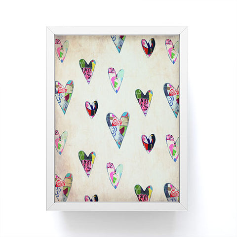 Natalie Baca Queen Of Hearts Framed Mini Art Print
