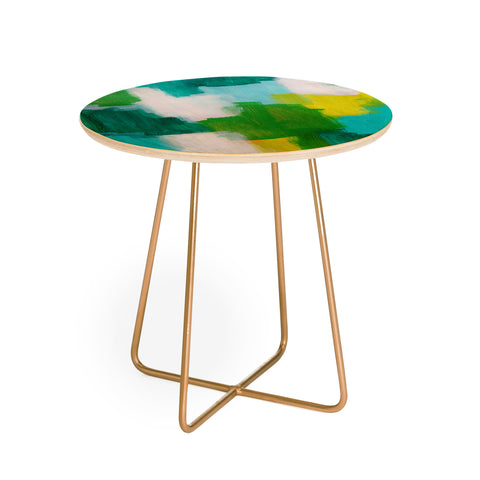 Natalie Baca Rainbows and Dreams Round Side Table