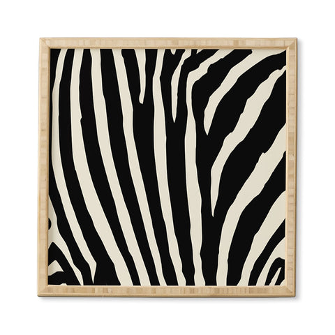 Natalie Baca Zebra Stripes Framed Wall Art