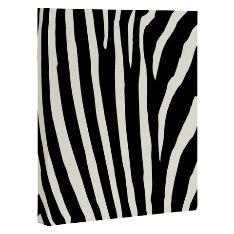 Natalie Baca Zebra Stripes Art Canvas