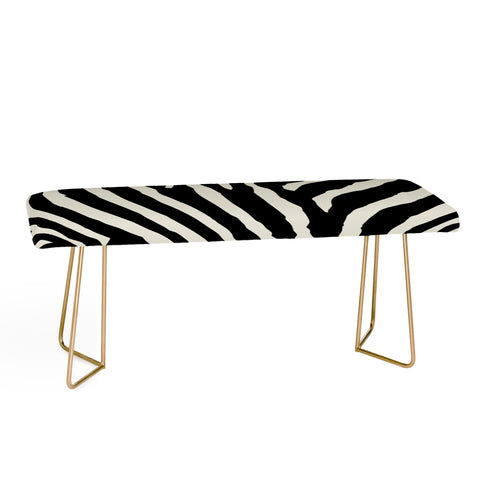 Natalie Baca Zebra Stripes Bench