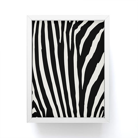 Natalie Baca Zebra Stripes Framed Mini Art Print