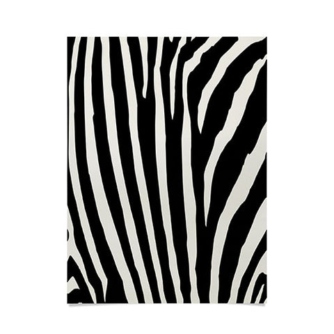 Natalie Baca Zebra Stripes Poster