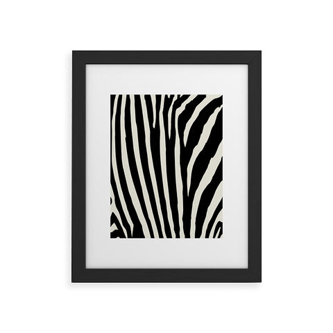 Natalie Baca Zebra Stripes Framed Art Print